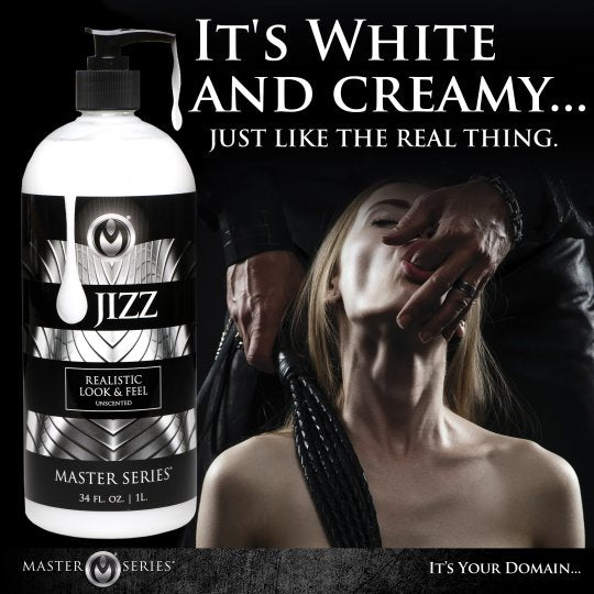 Jizz Unscented Cum Like Lube Water Based Personal Lubricant 34 oz