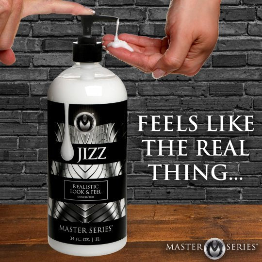Jizz Unscented Cum Like Lube Water Based Personal Lubricant 34 oz