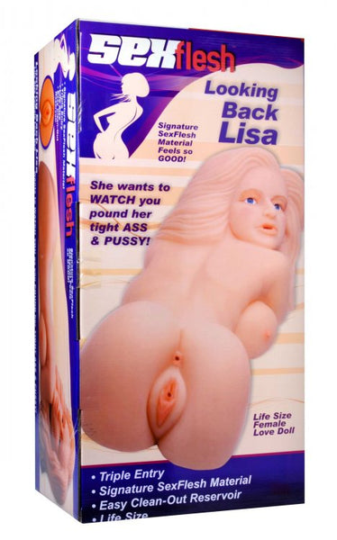 Look Back Lisa Rear Entry Sex Love Doll Masturbation Toy For Men - PleasureYouPleasureMe