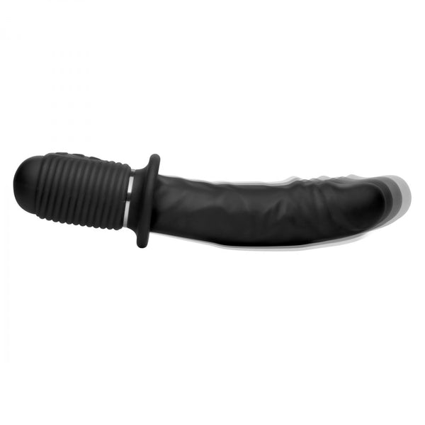 Power Pounder Vibrating Thrusting Silicone Dildo Sex Toy For Men