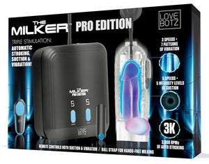 Cock Milker Pro Edition with Automatic Stroking, Suction and Vibration - PleasureYouPleasureMe.com